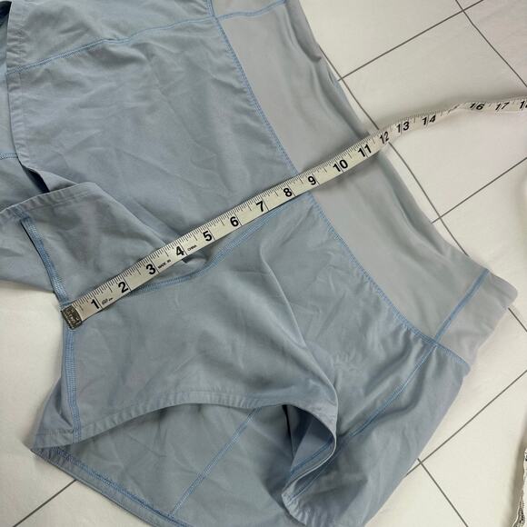 Lululemon Shorts Womens 6 Tall Light Blue Speed Up Athletic Lined Running Gym - Picture 9 of 11